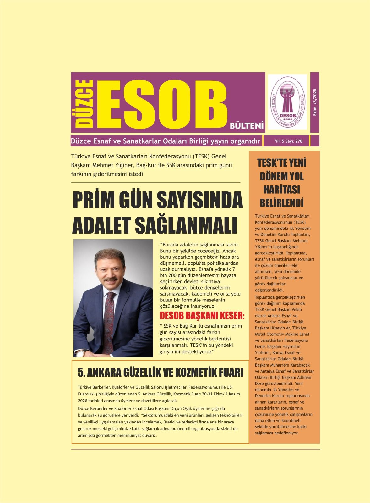DESOB BÜLTENİ 278.SAYI